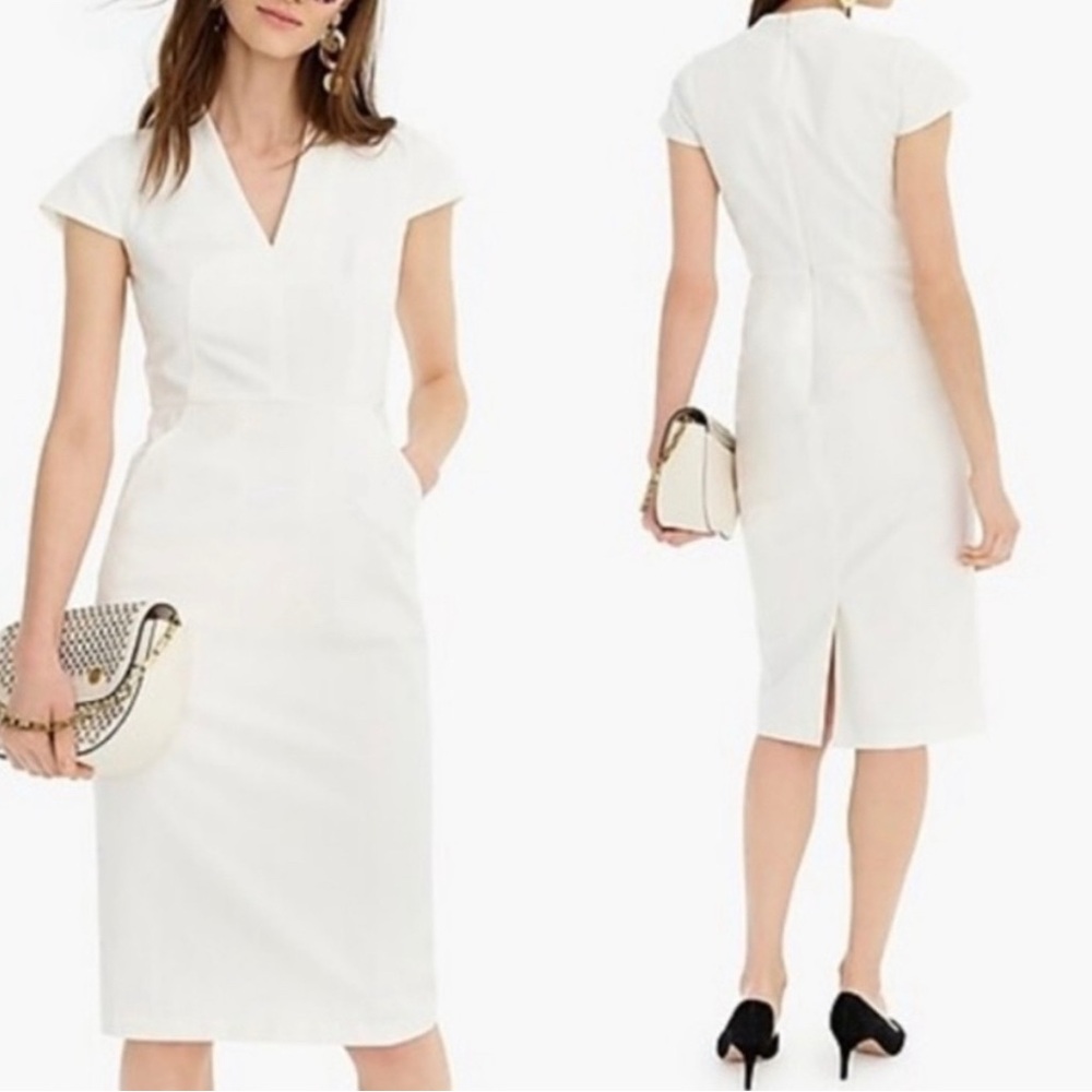 J. Crew V-Neck Sheath Dress